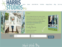 Tablet Screenshot of harrisstudios.com